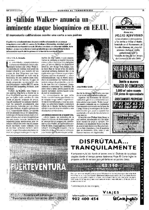 ABC MADRID 13-12-2001 página 21