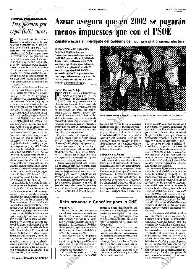 ABC MADRID 13-12-2001 página 30