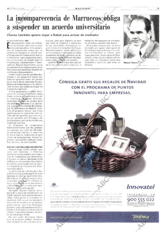 ABC MADRID 13-12-2001 página 31