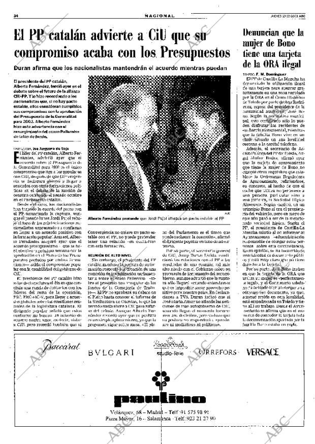 ABC MADRID 13-12-2001 página 34