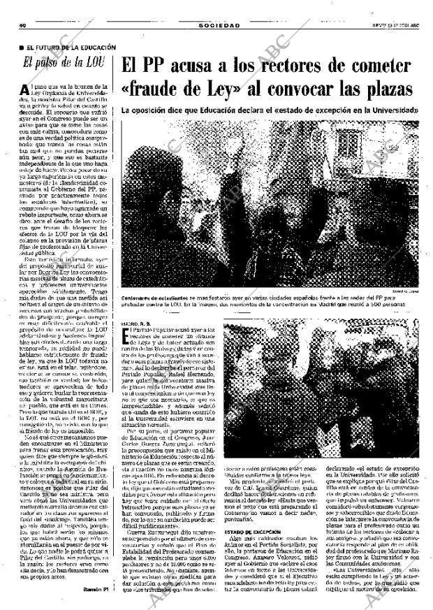 ABC MADRID 13-12-2001 página 40