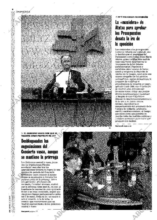 ABC MADRID 13-12-2001 página 6