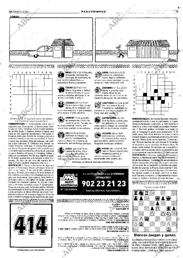 ABC MADRID 13-12-2001 página 75