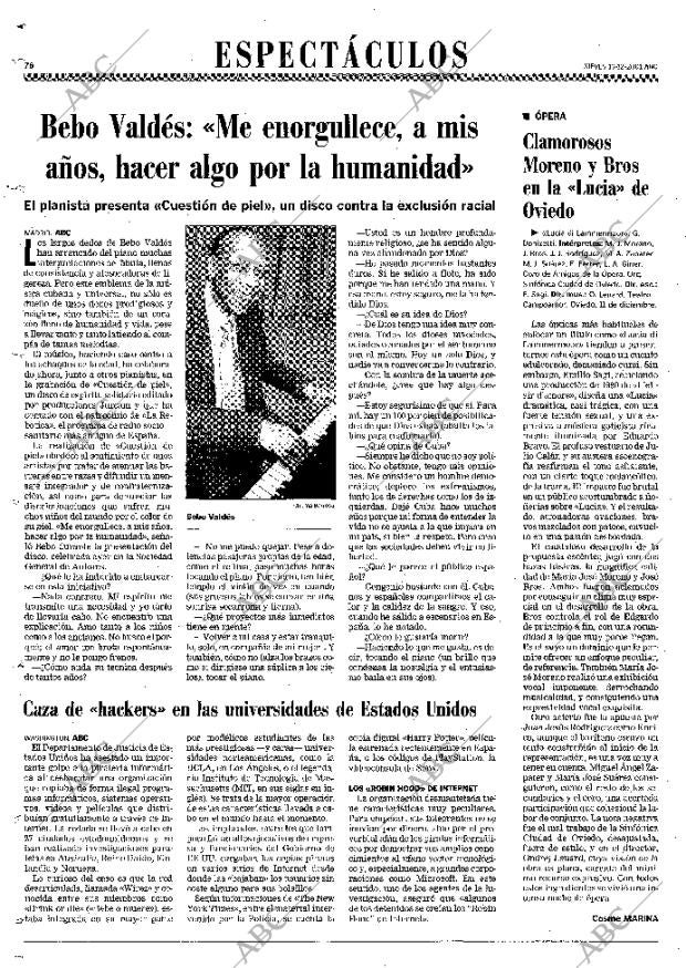 ABC MADRID 13-12-2001 página 76