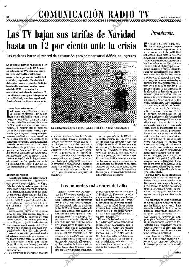 ABC MADRID 13-12-2001 página 82