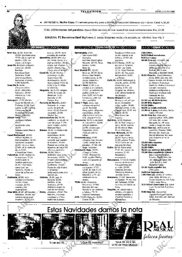 ABC MADRID 13-12-2001 página 86