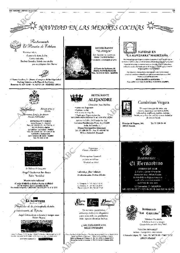 ABC MADRID 14-12-2001 página 101