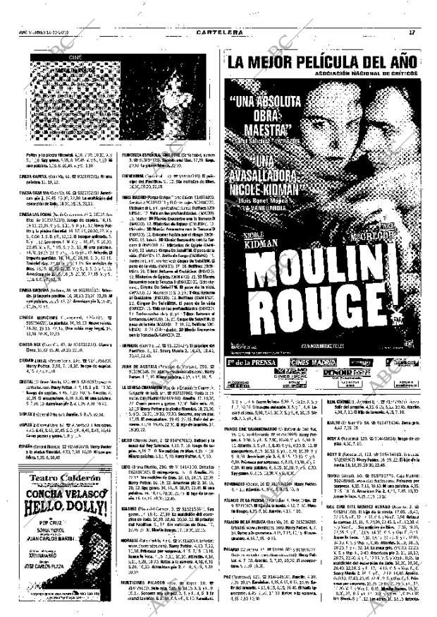 ABC MADRID 14-12-2001 página 105