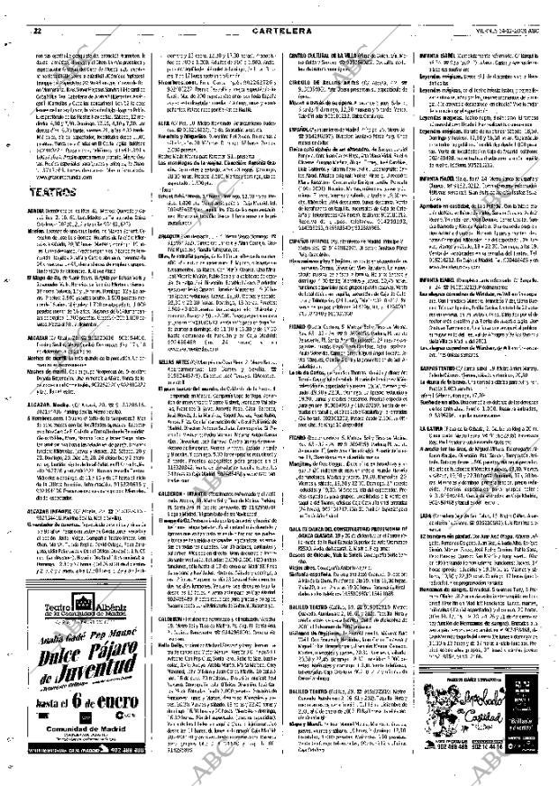 ABC MADRID 14-12-2001 página 110