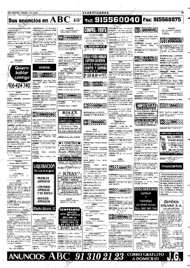 ABC MADRID 14-12-2001 página 119