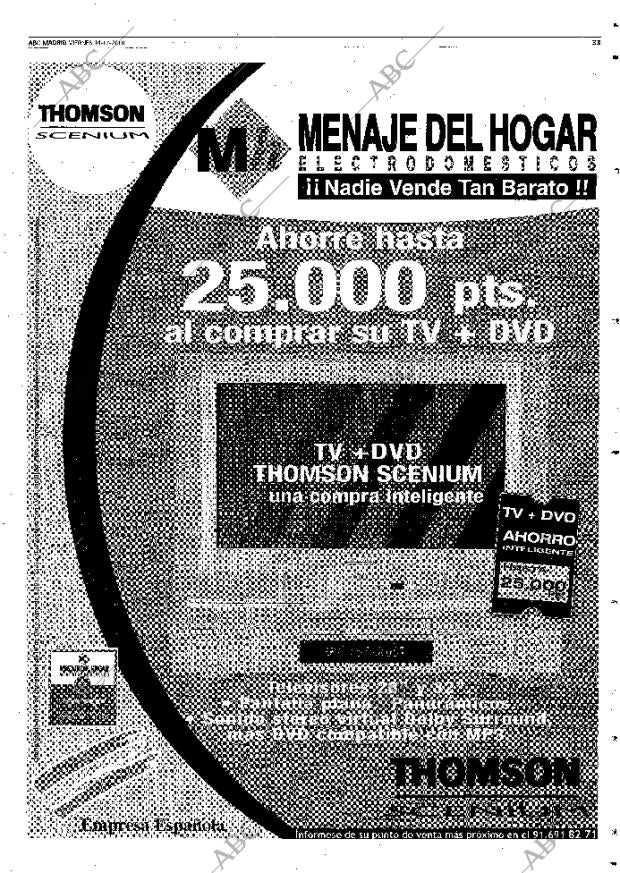 ABC MADRID 14-12-2001 página 121