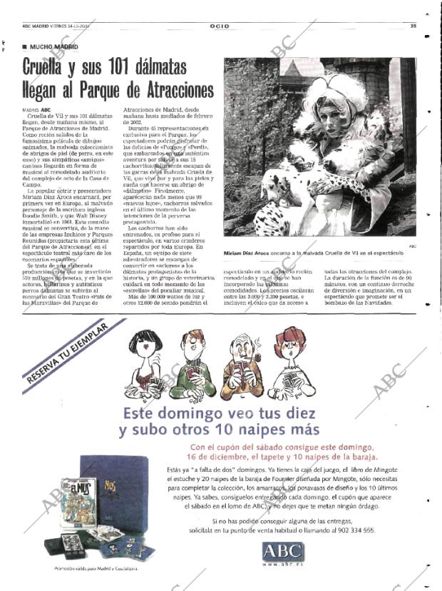 ABC MADRID 14-12-2001 página 123