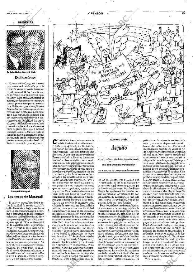 ABC MADRID 14-12-2001 página 15