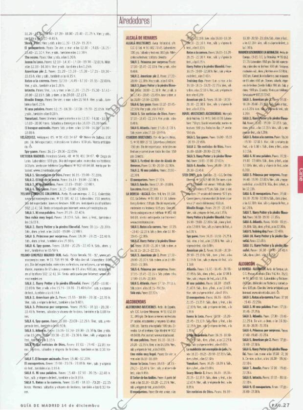 ABC MADRID 14-12-2001 página 151