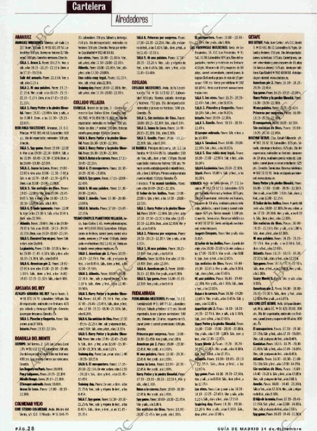 ABC MADRID 14-12-2001 página 152