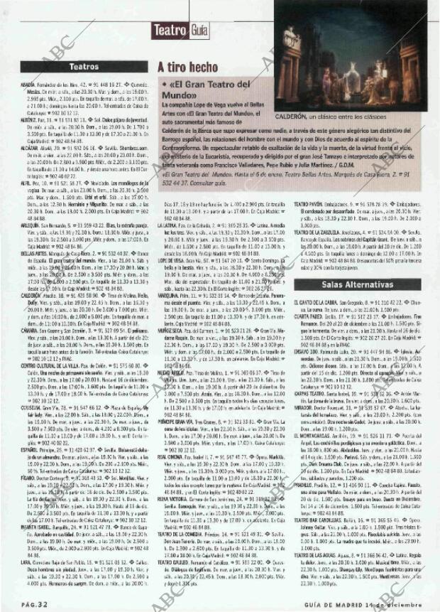 ABC MADRID 14-12-2001 página 156