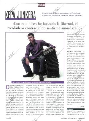 ABC MADRID 14-12-2001 página 160