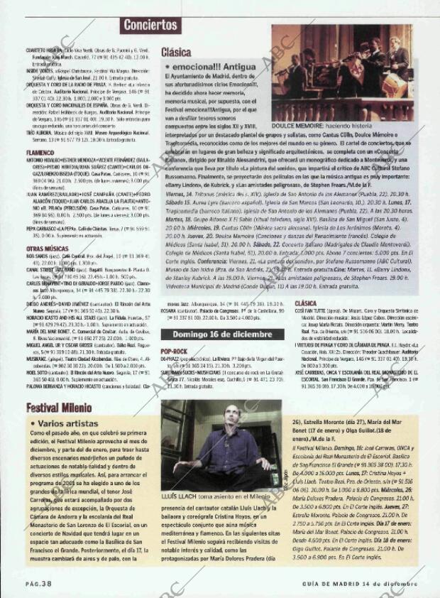 ABC MADRID 14-12-2001 página 162