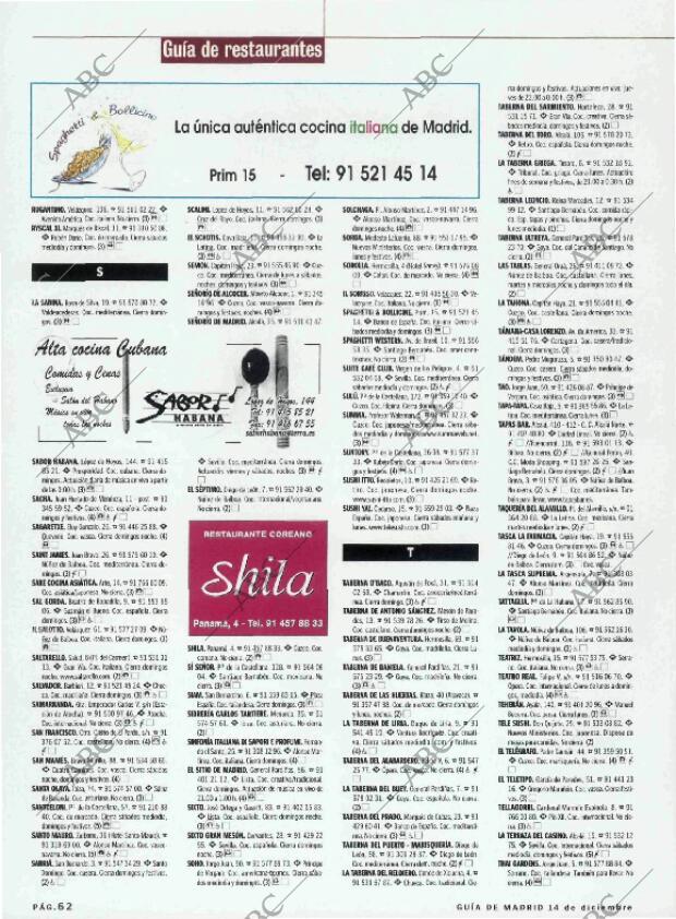 ABC MADRID 14-12-2001 página 186