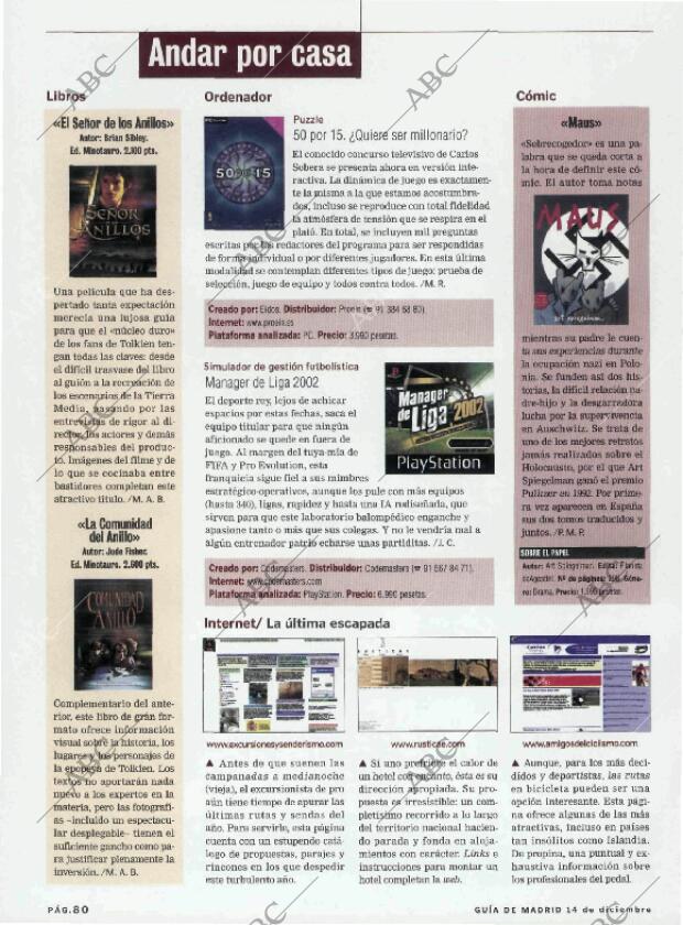 ABC MADRID 14-12-2001 página 204