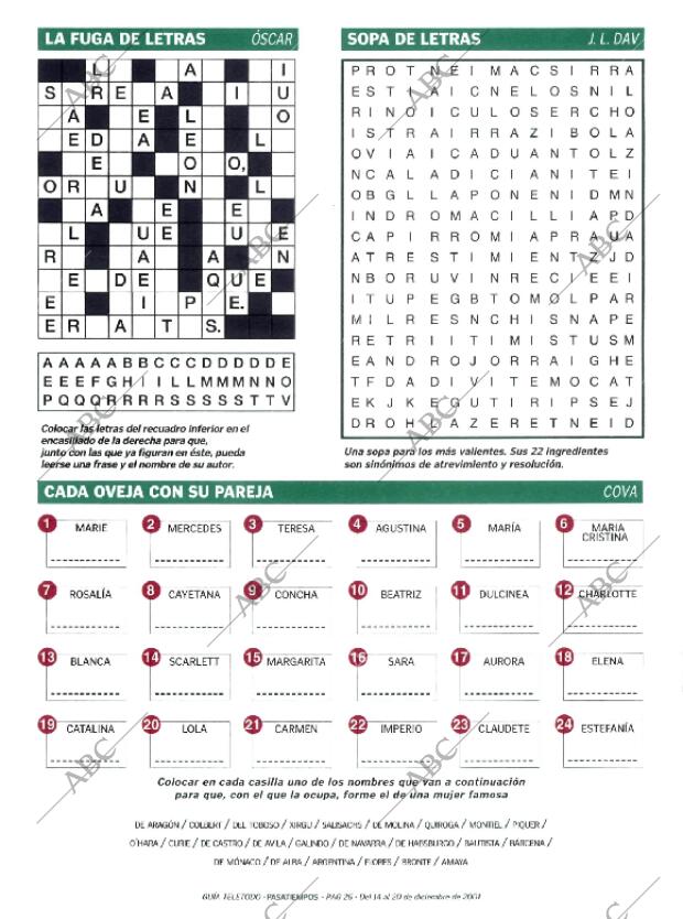 ABC MADRID 14-12-2001 página 234