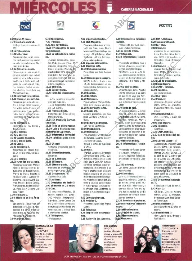ABC MADRID 14-12-2001 página 258
