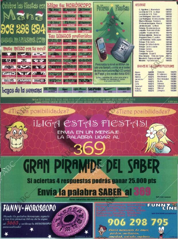 ABC MADRID 14-12-2001 página 267