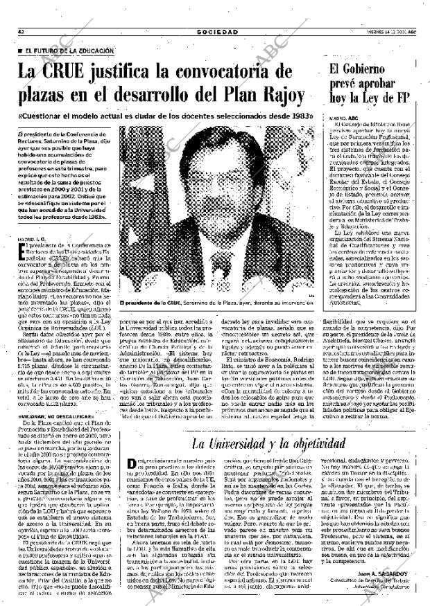 ABC MADRID 14-12-2001 página 42