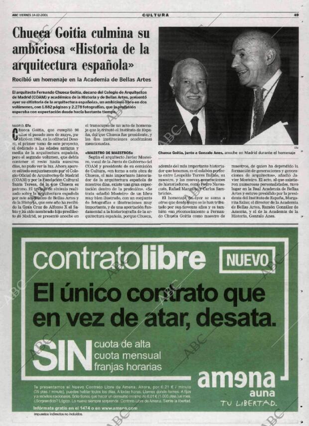 ABC MADRID 14-12-2001 página 49