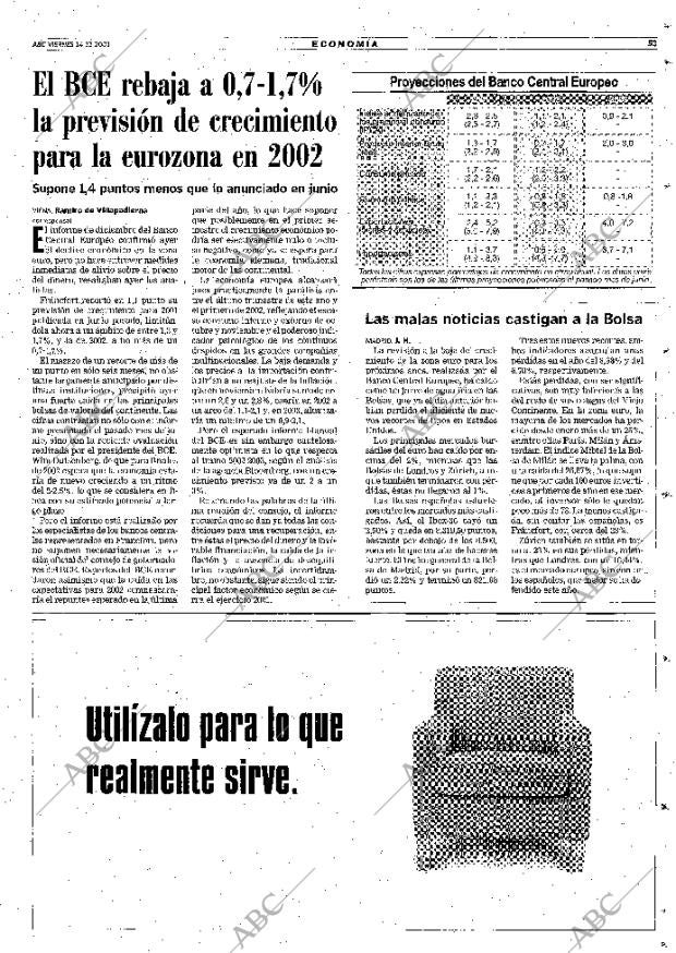 ABC MADRID 14-12-2001 página 53