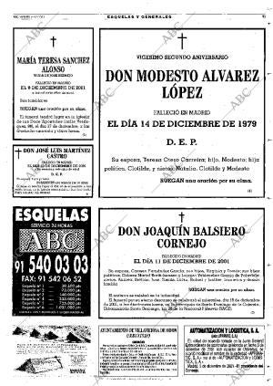 ABC MADRID 14-12-2001 página 71