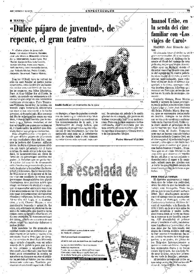 ABC MADRID 14-12-2001 página 79