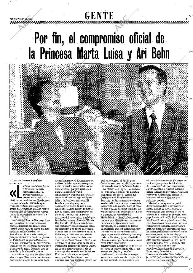 ABC MADRID 14-12-2001 página 81