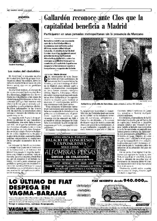 ABC MADRID 14-12-2001 página 91