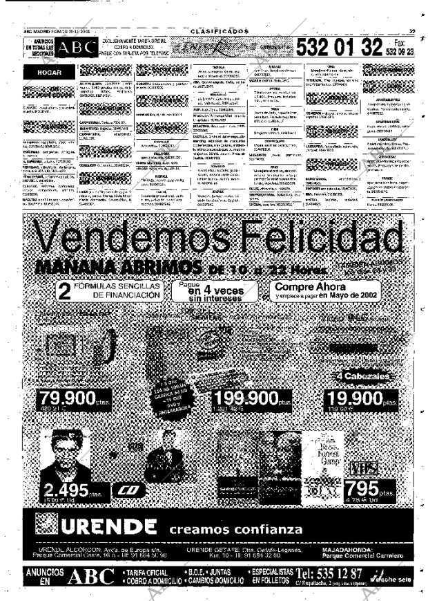 ABC MADRID 15-12-2001 página 135