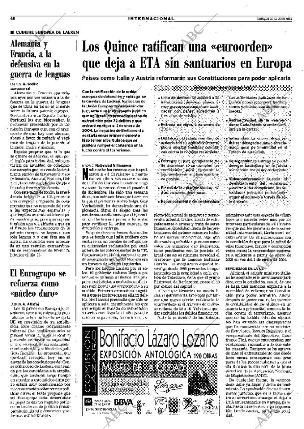 ABC MADRID 15-12-2001 página 48