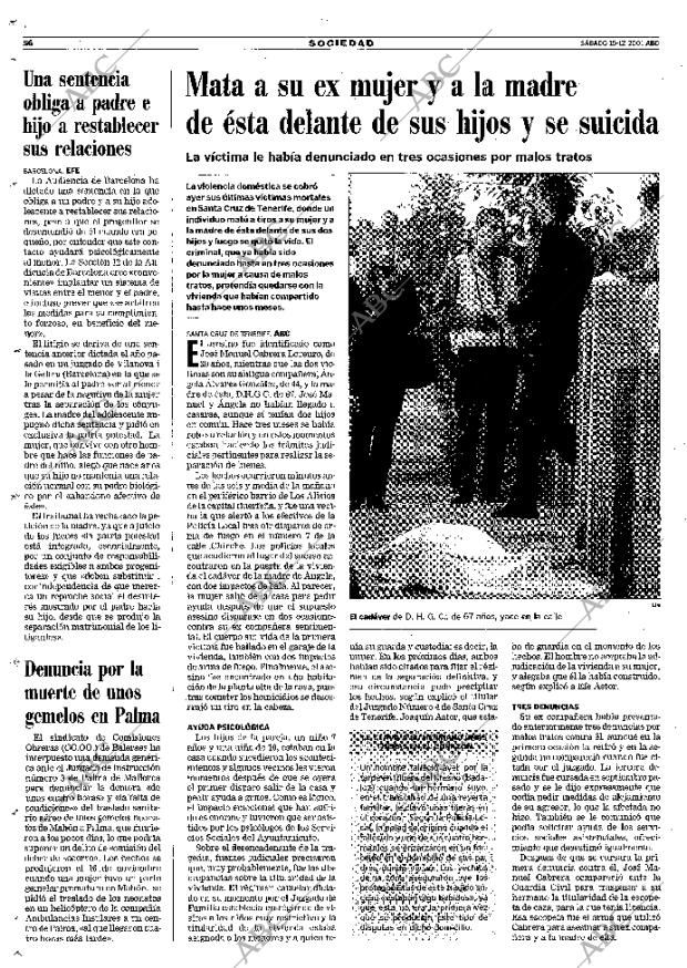 ABC MADRID 15-12-2001 página 56