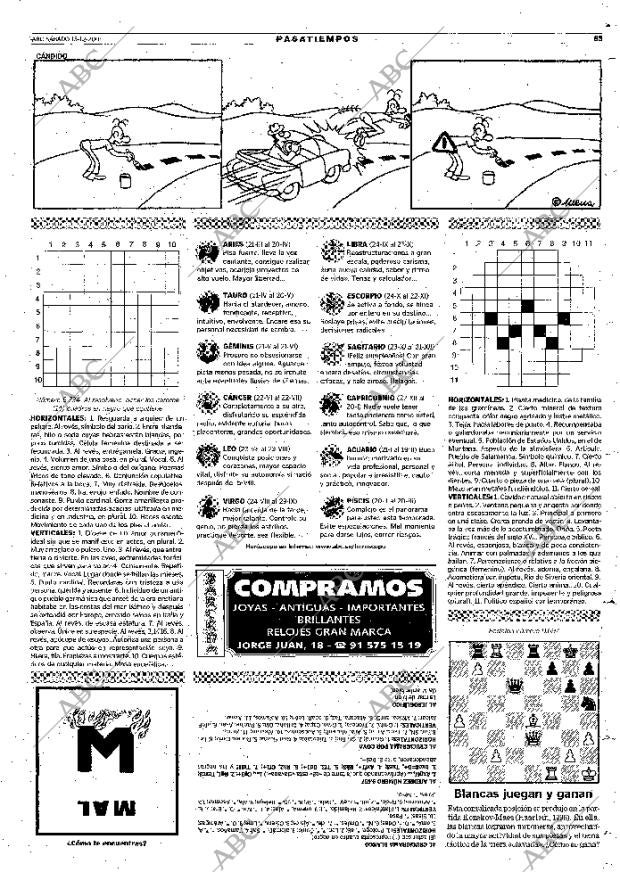 ABC MADRID 15-12-2001 página 85