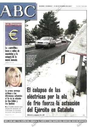 ABC MADRID 16-12-2001 página 1