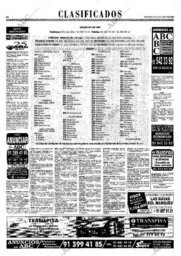 ABC MADRID 16-12-2001 página 108