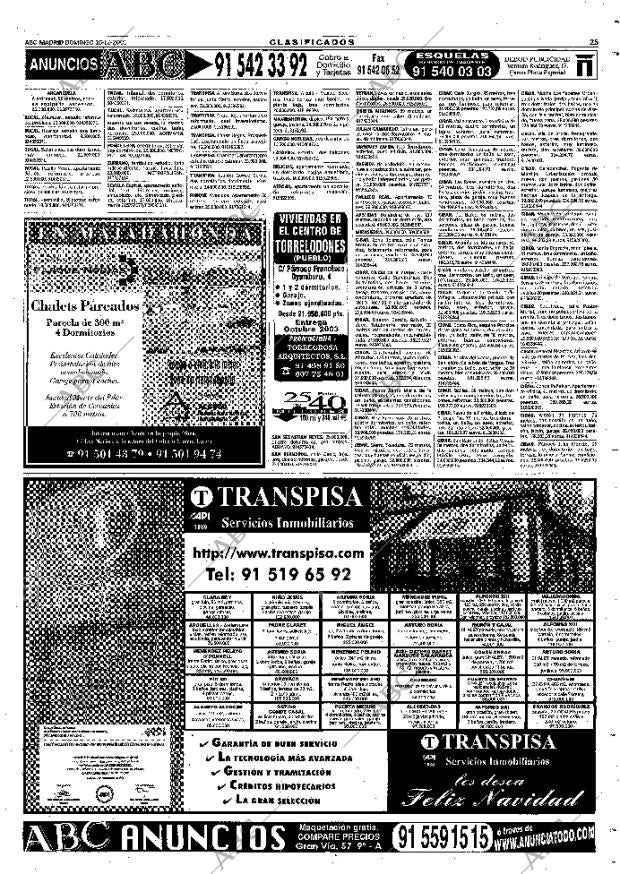 ABC MADRID 16-12-2001 página 109
