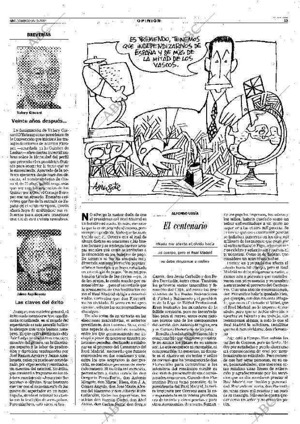 ABC MADRID 16-12-2001 página 13