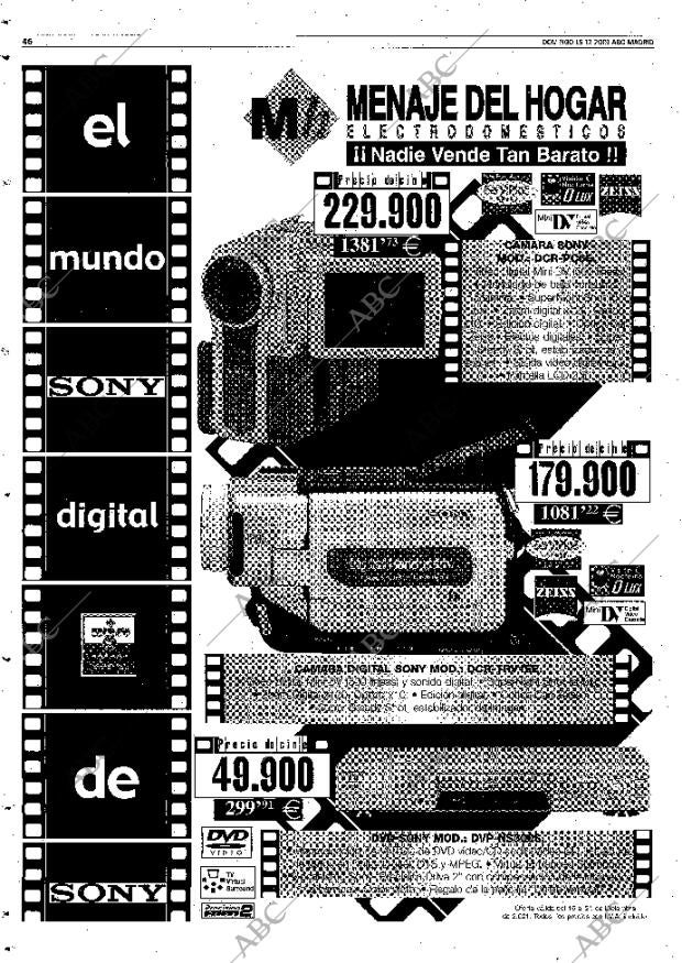 ABC MADRID 16-12-2001 página 130