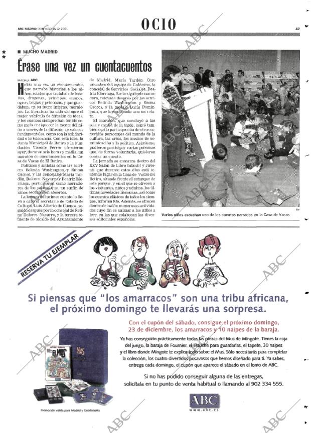 ABC MADRID 16-12-2001 página 131