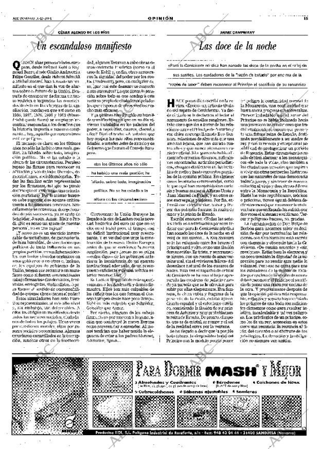 ABC MADRID 16-12-2001 página 15