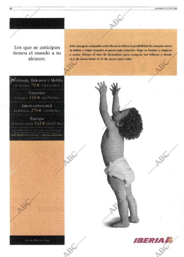 ABC MADRID 16-12-2001 página 16