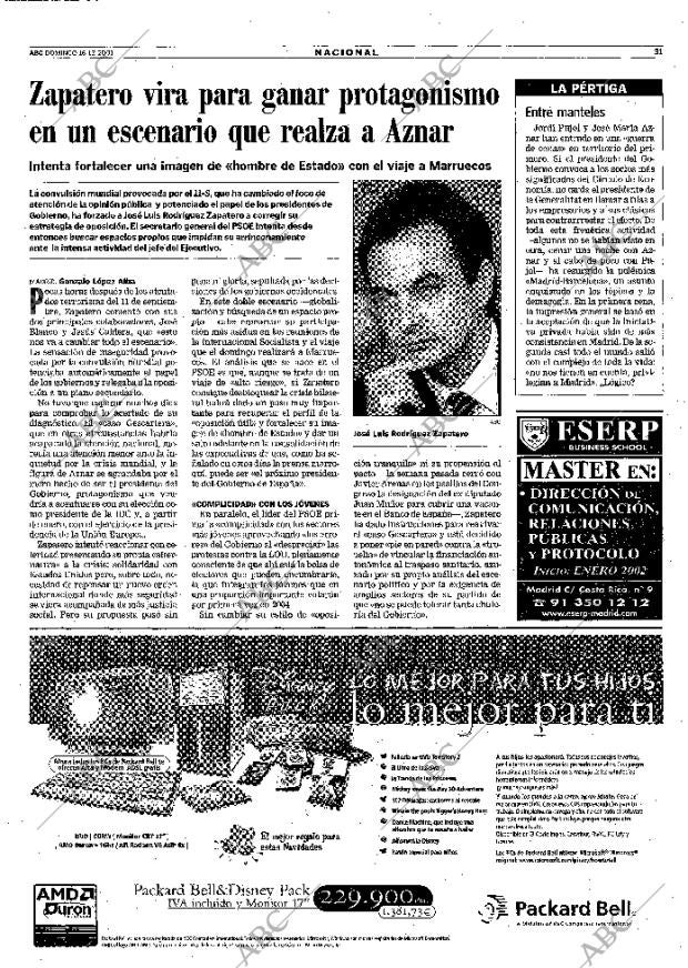 ABC MADRID 16-12-2001 página 31