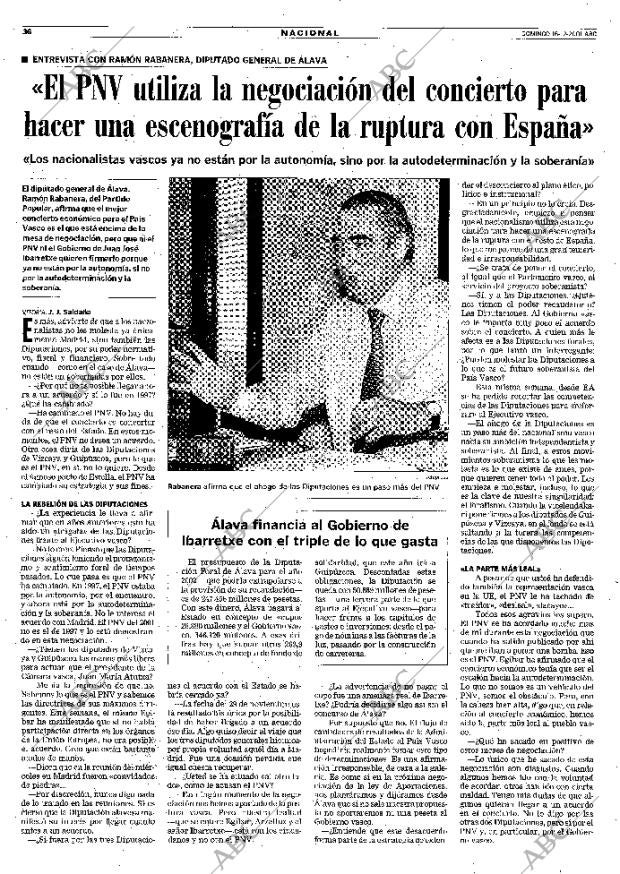 ABC MADRID 16-12-2001 página 36