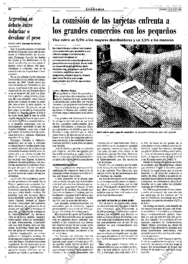 ABC MADRID 16-12-2001 página 56