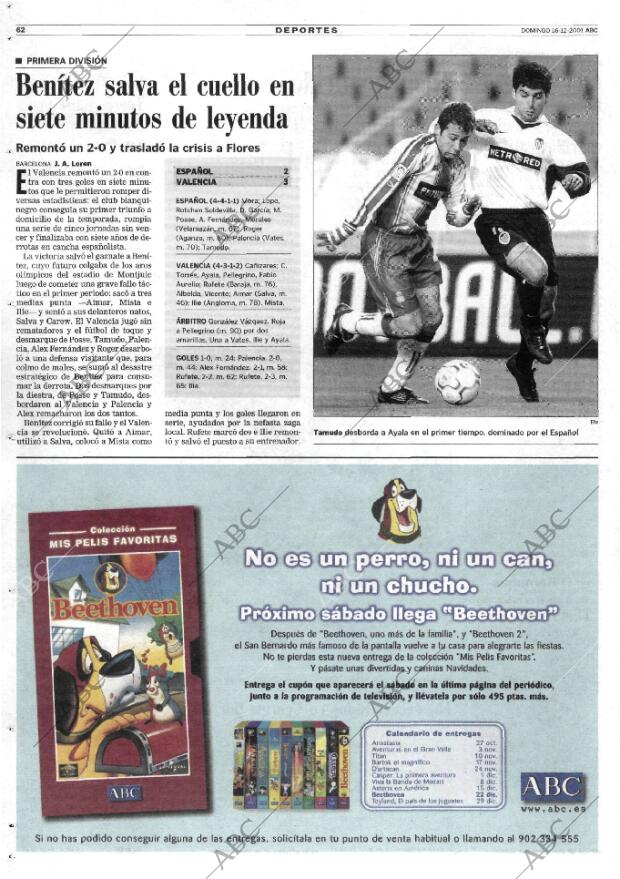 ABC MADRID 16-12-2001 página 62